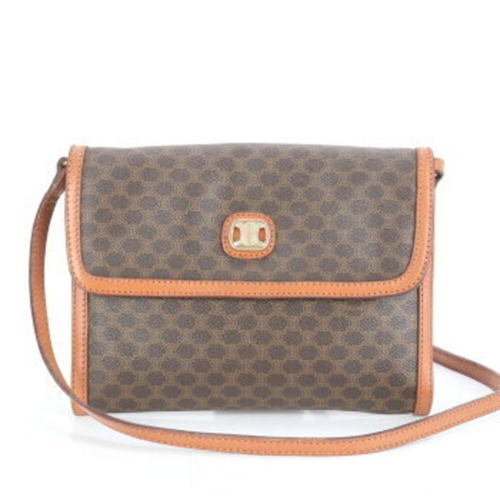 Celine Macadam Triomphe crossbody leather Shoulder Bag